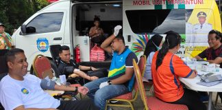 Gerai BLUD RSUD Teluk Bintuni Kumpulkan 31 Kantong Darah di GSG