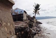 Gelombang Pasang Hantam Aruan Gaur, Talud 110 Meter Roboh, 67 Warga Terdampak