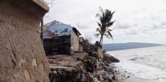 Gelombang Pasang Hantam Aruan Gaur, Talud 110 Meter Roboh, 67 Warga Terdampak