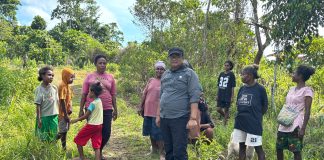 Bangun Dua RKB di Wimbro, Dinas Dikbudpora Teluk Bintuni Jamin Kebutuhan Pendidikan Dasar Anak Pesisir