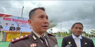 Upacara HUT ke 80 Bhayangkara Menjadi Momen Terakhir AKBP Hari Sutanto di Teluk Bintuni