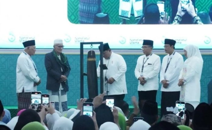 Prabowo Tutup Muktamar 35 NU