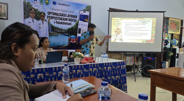 Menjaga Kelestarian Cerita Rakyat Tujuh Suku, Dinas Perpustakaan Teluk Bintuni Gelar Workshop