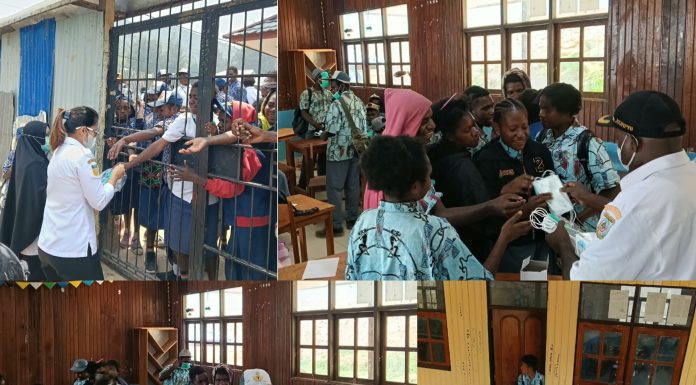 Dinkes Paniai Apresiasi Bantuan 20 Ribu Masker dari Pemprov Papua Tengah