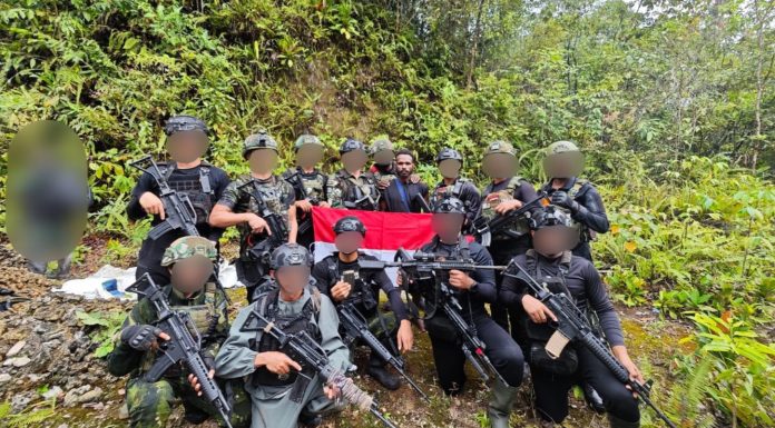 TNI Temukan Senjata Caracal Milik Satgas Yonif 9 Marinir yang Dirampas Kelompok OPM di Maybrat
