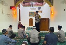Subuh Keliling di Masjid Babussalam Nusantara, Kapolres Teluk Bintuni Ajak Warga Jaga Kamtibmas